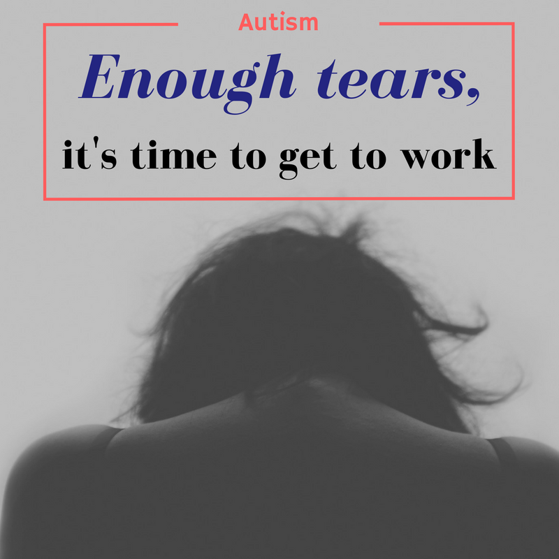 no more tears, time for work