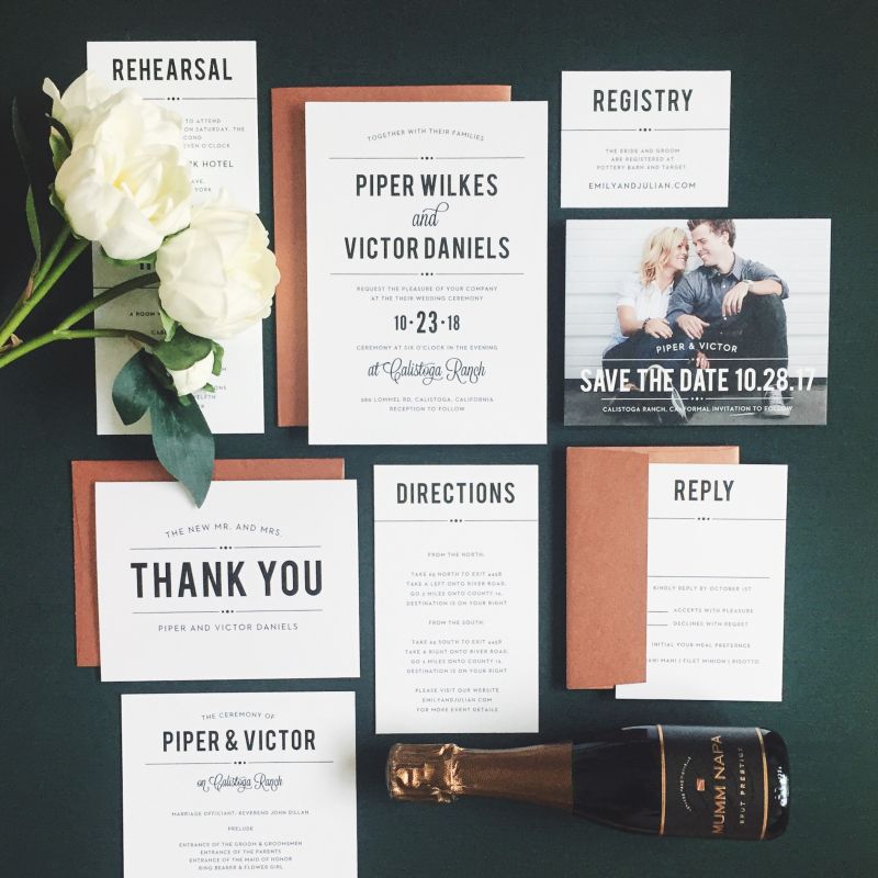 wedding invitation sets